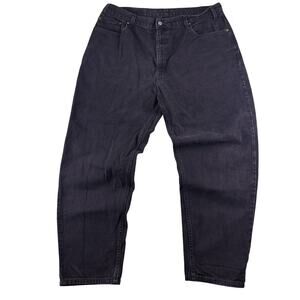 Vintage Levi's 550 Loose Fit Tapered‎ Jeans Mens 40 x 32 Black 2001 100% Cotton